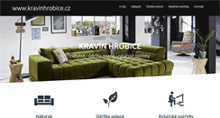 Desktop Screenshot of kravinhrobice.cz
