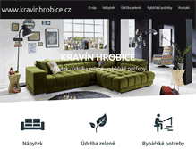 Tablet Screenshot of kravinhrobice.cz